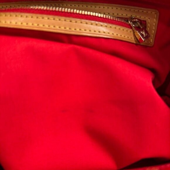 🔥🔥 Louis Vuitton Monogram Red Vernis Tote Bag EUC! - Picture 14 of 16